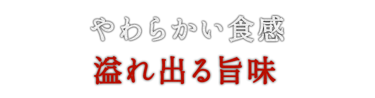 溢れ出る旨味